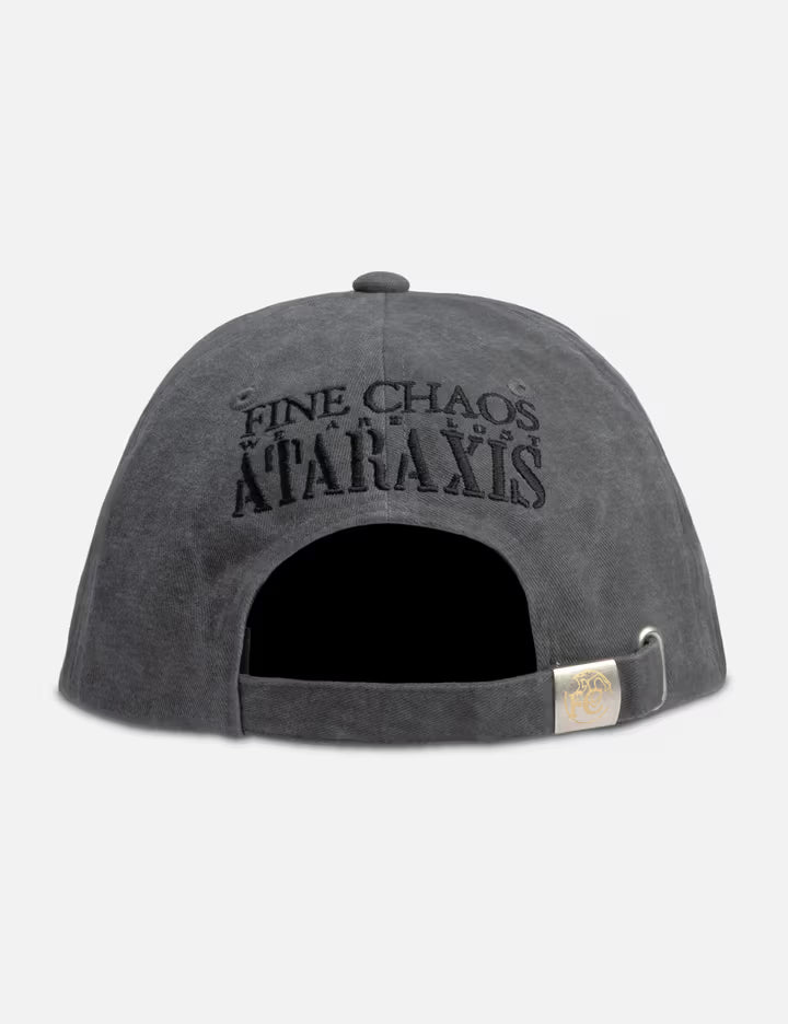 Washed Metal Cut Cap