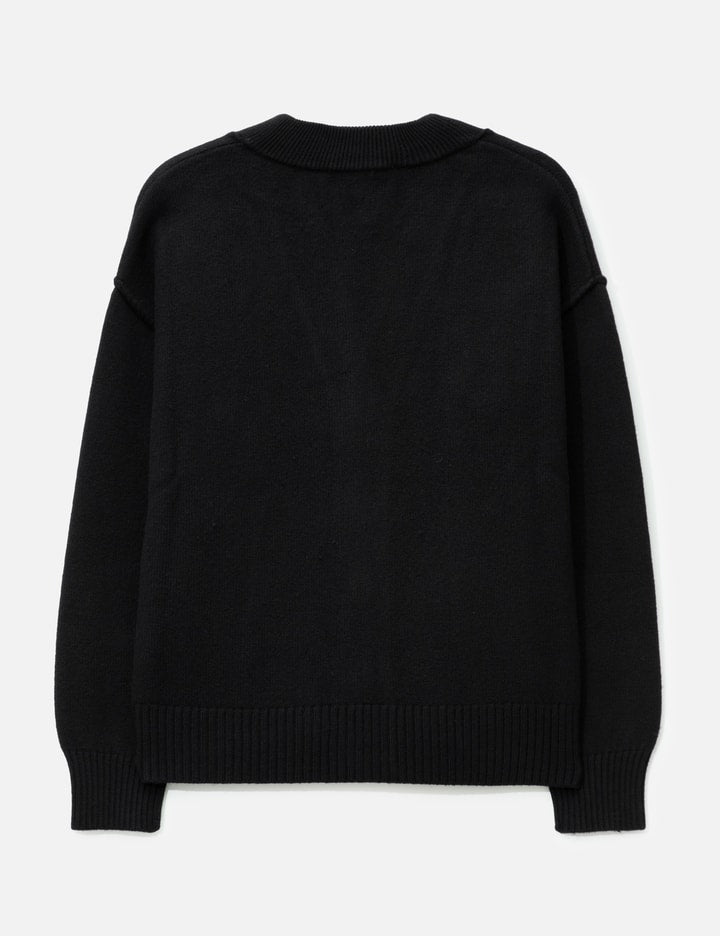 Cardigan With Contrasted Ami De Coeur