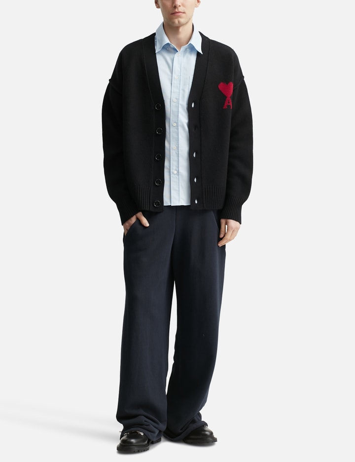 Cardigan With Contrasted Ami De Coeur