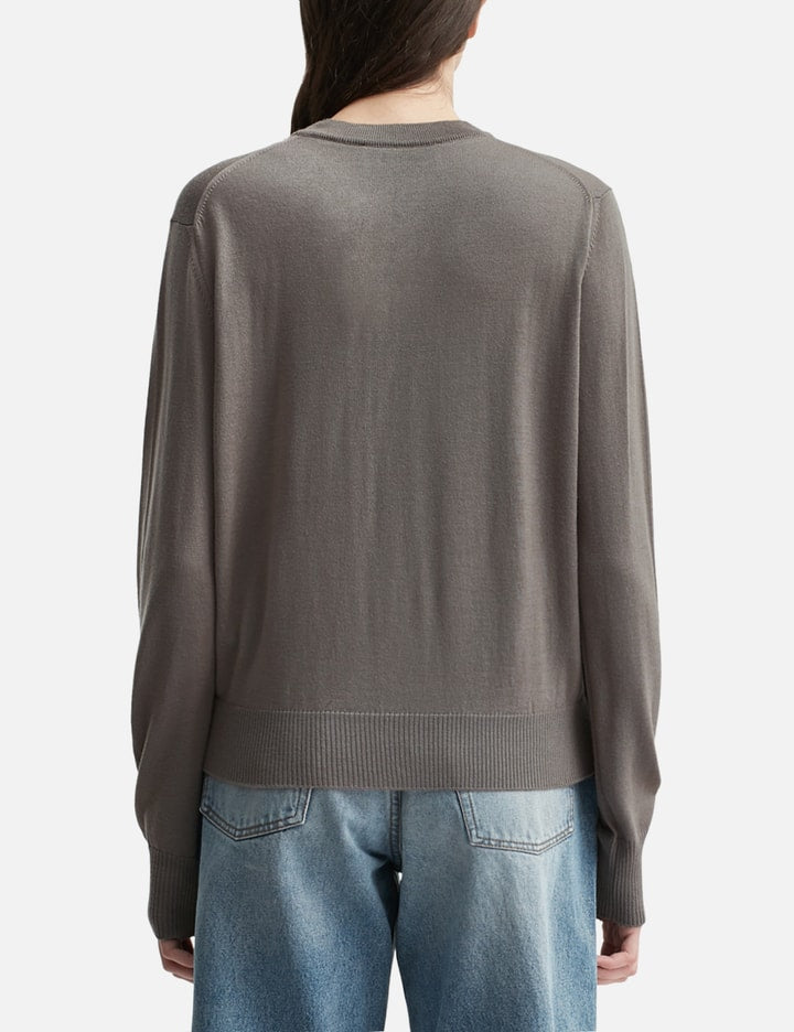 Beige Wool Ami de Coeur Cardigan