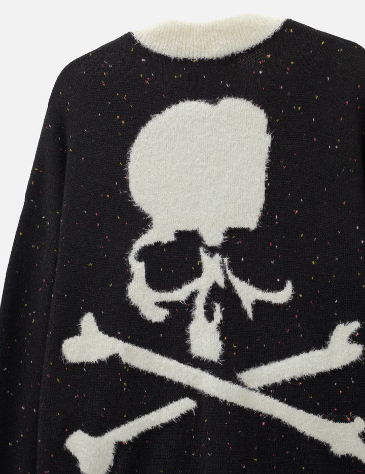 Cashmere Tweed Cardigan Oversized