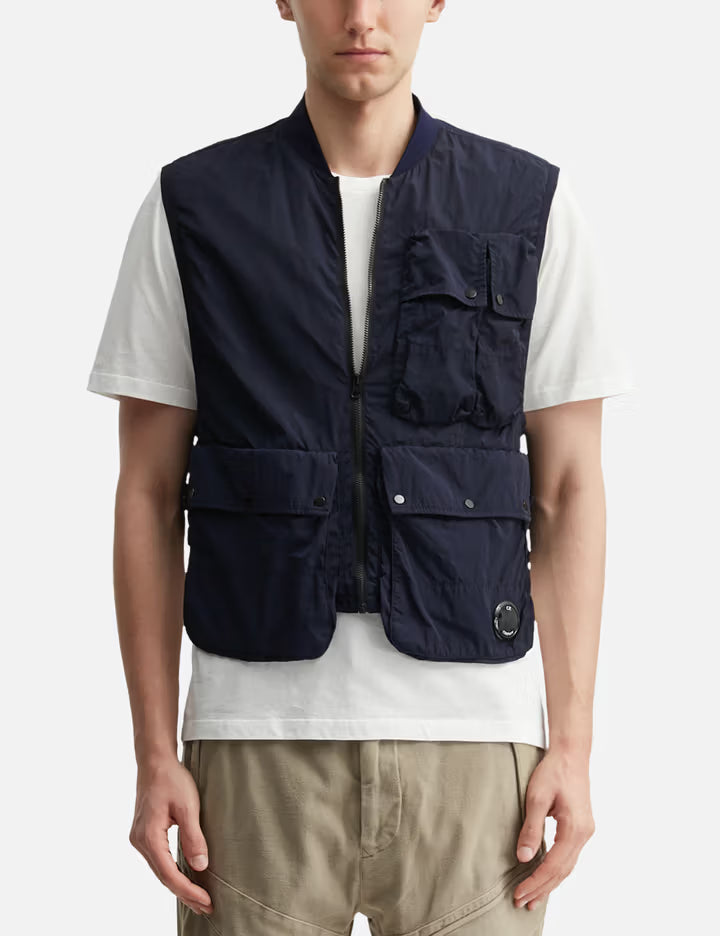 Cotton Mixed Zipped Cardigan