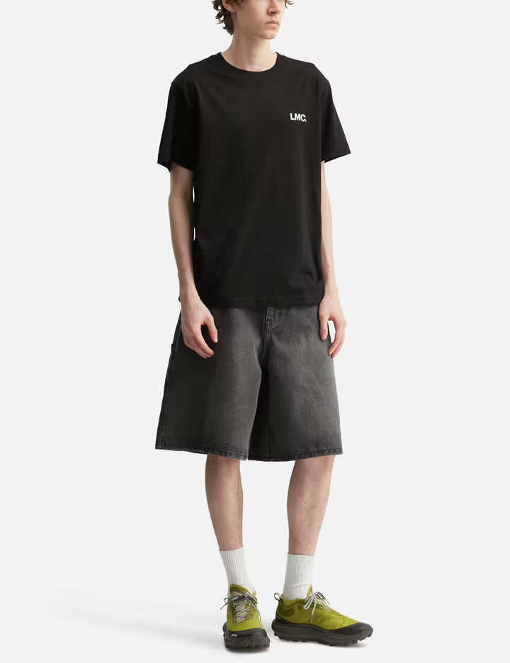 Brush Washed Denim Carpenter Shorts