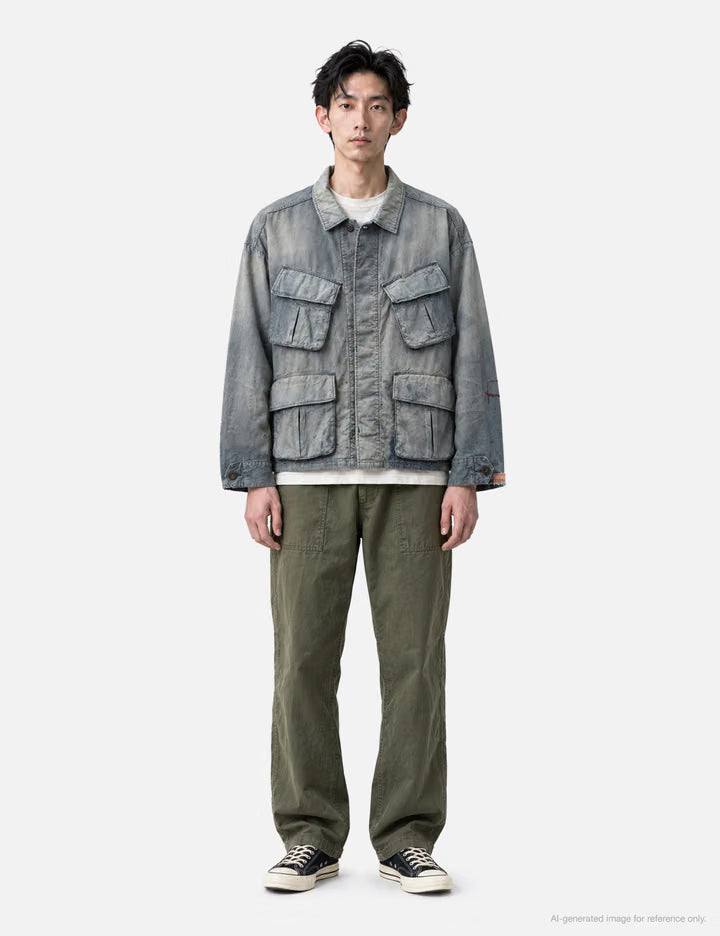 Chambray Remaked Fatigue Jacket
