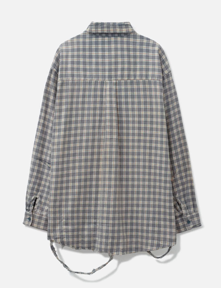 Check Remade Wide Shirts