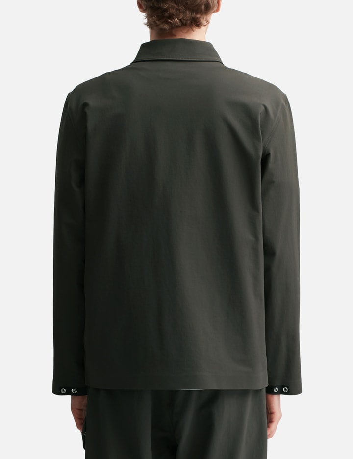 Textured Stretch Nylon Stellina Overshirt