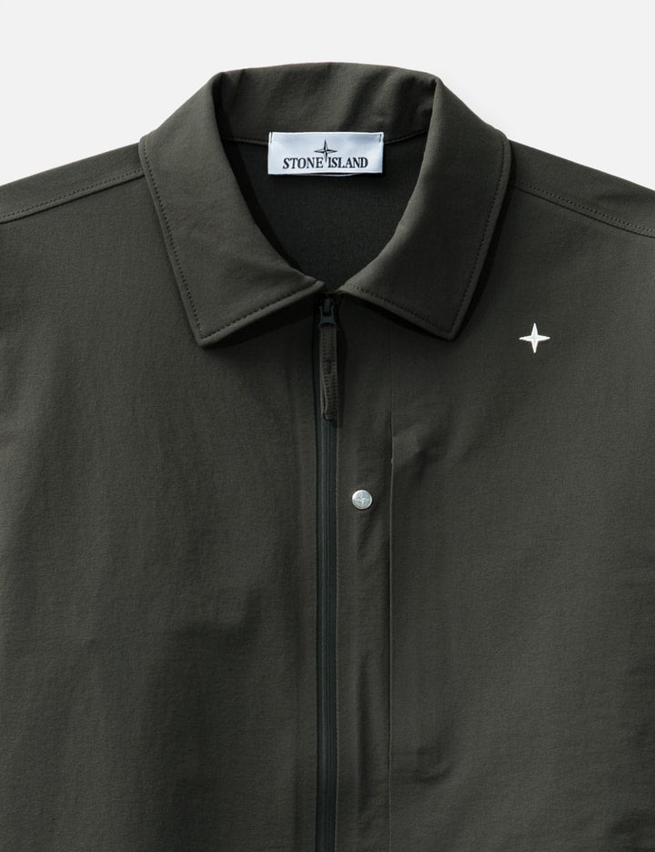 Textured Stretch Nylon Stellina Overshirt
