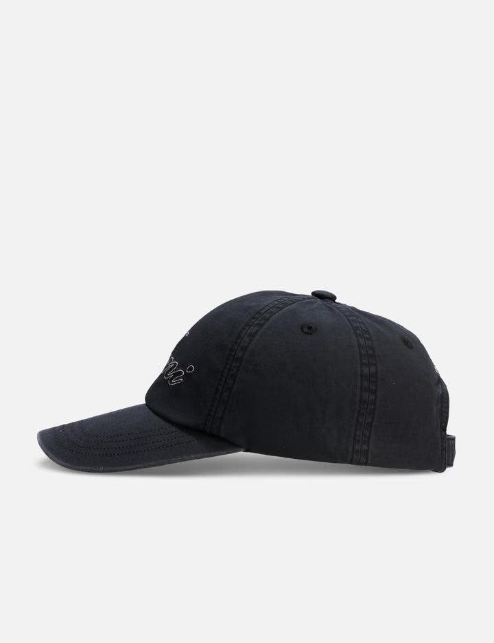 Cotton Cap With Ami Paris Embroidery