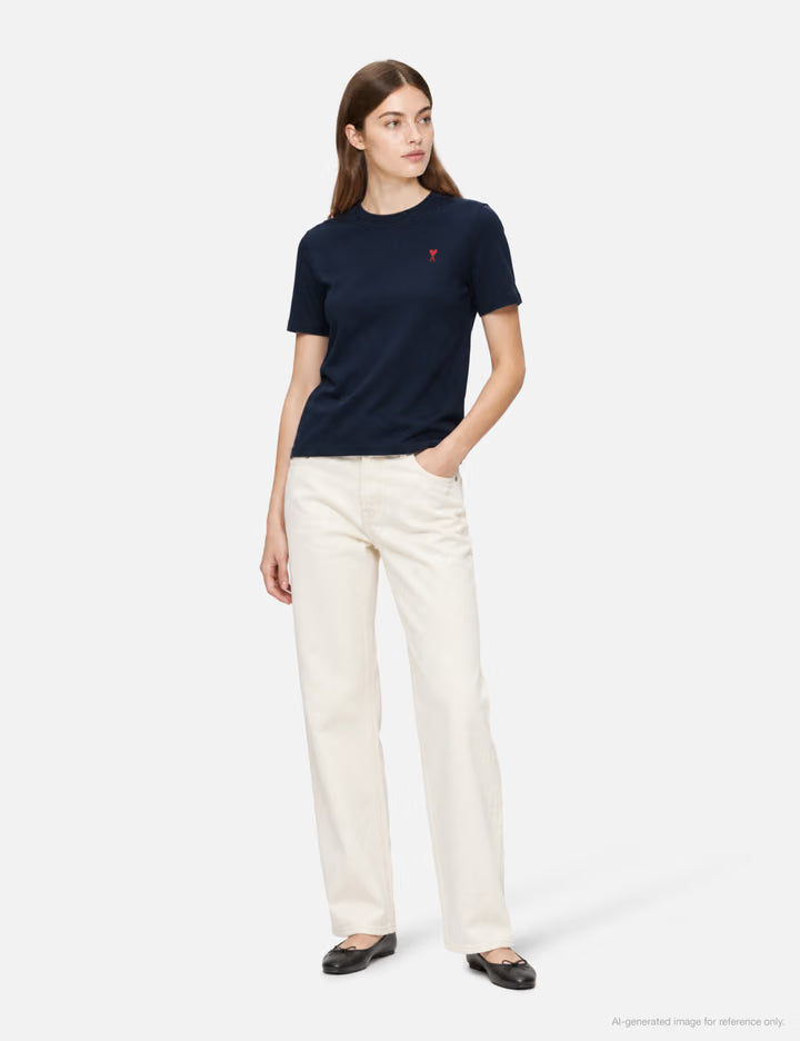 Cotton T-Shirt With Ami De Coeur