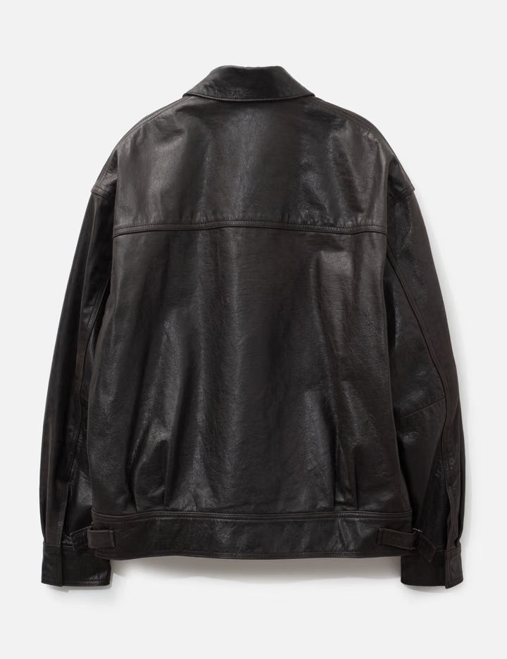 Cow Leather Flight Jacket