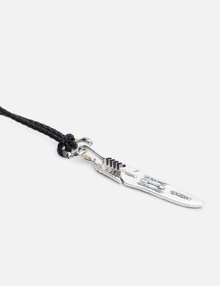 CS Navajo Triple Stars On The First Arrow Feather Pendant With Arrow Spring