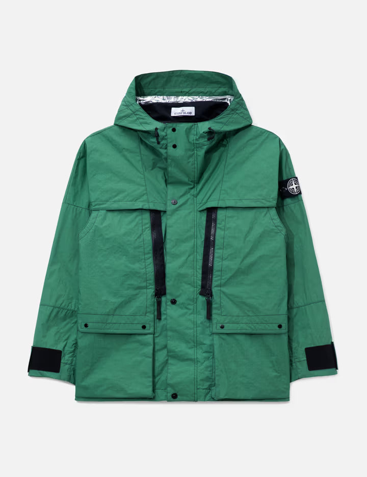 Metal Lamina Ripstop Heat Reactive Hooded Jacket