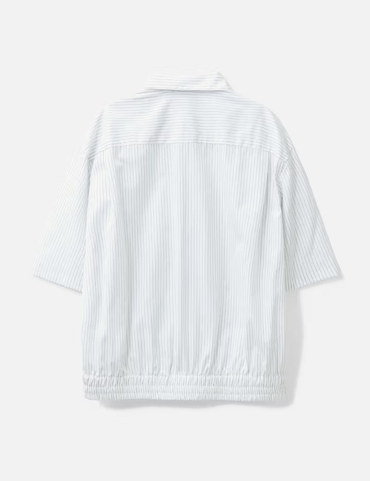 Flower Embroidery Short Sleeve Shirt