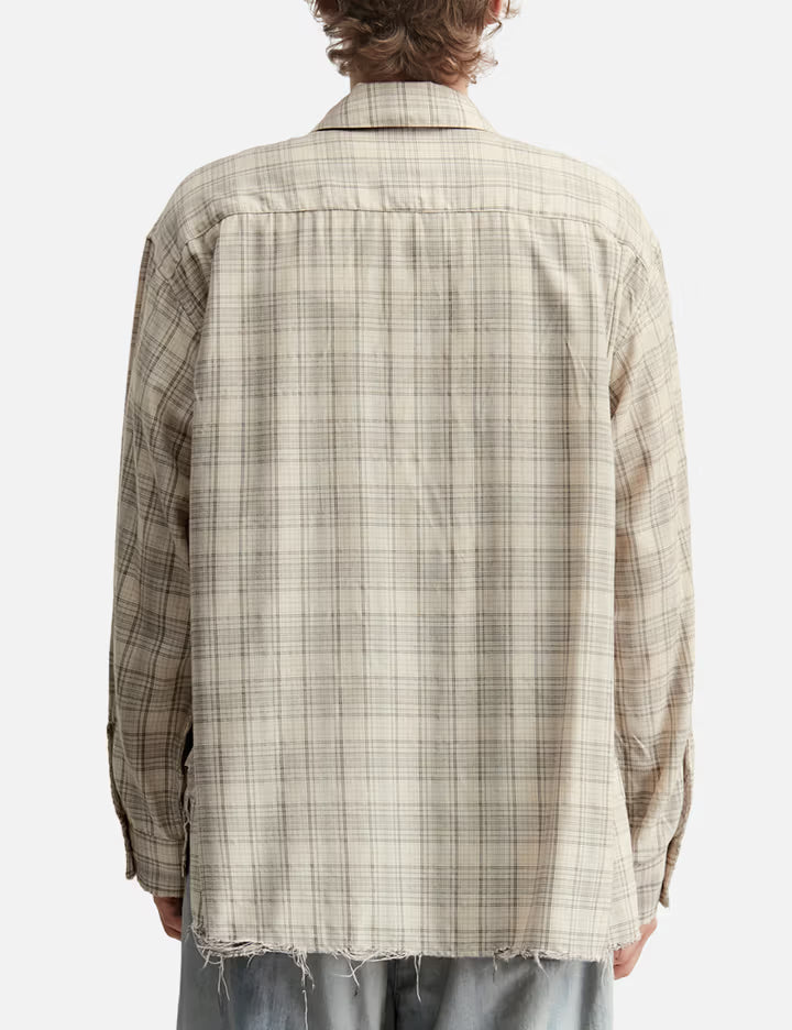 Aging Rayon Check Shirt