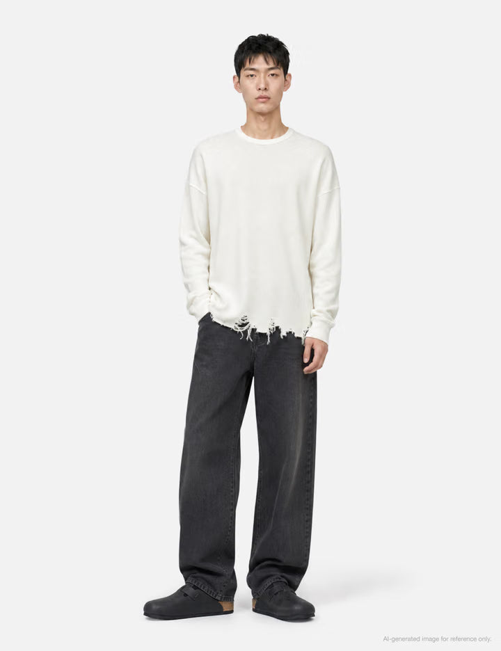 Damage Waffle Crew LS
