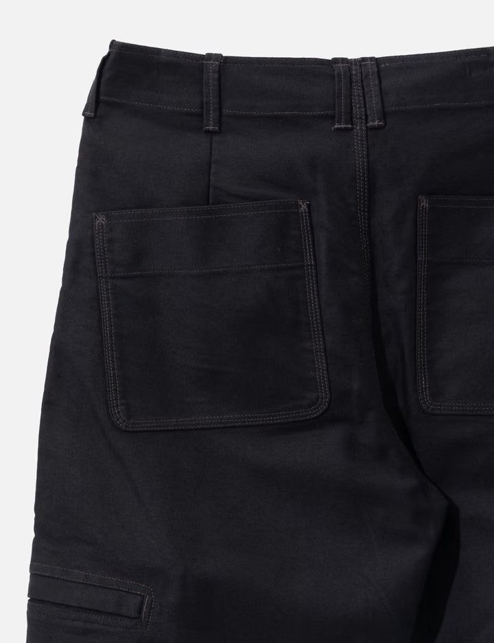 Deep Curved Jumbo Washed Pants