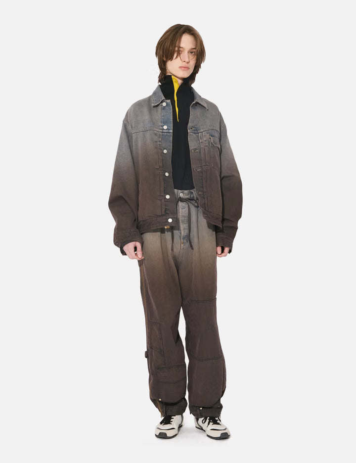 Double-End Selvedge Denim Blouson Gradation