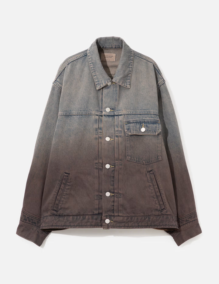 Double-End Selvedge Denim Blouson Gradation