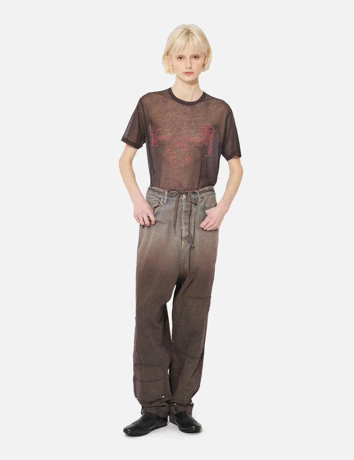 Double-End Selvedge Denim Pants Gradation