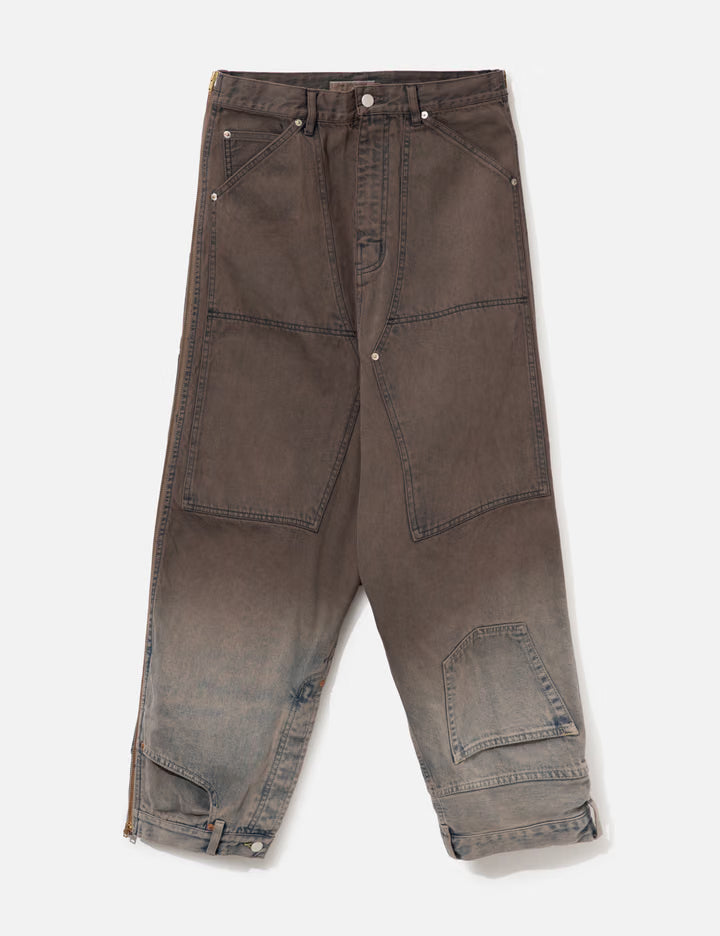 Double-End Selvedge Denim Pants Gradation