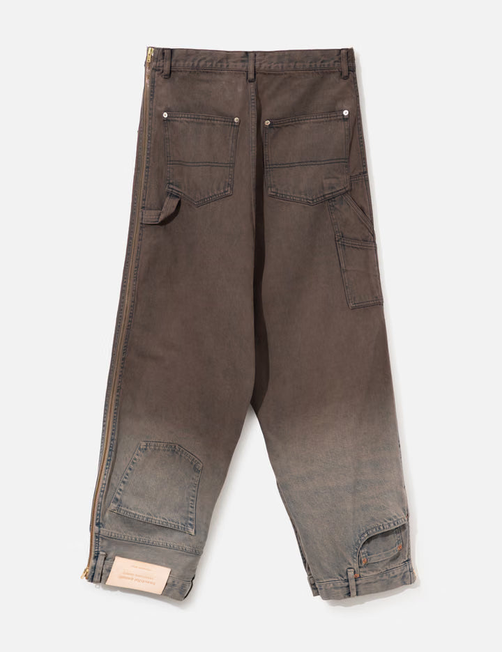 Double-End Selvedge Denim Pants Gradation