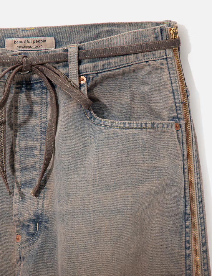 Double-End Selvedge Denim Pants Gradation