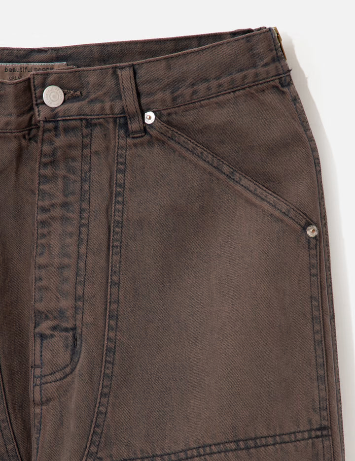 Double-End Selvedge Denim Pants Gradation