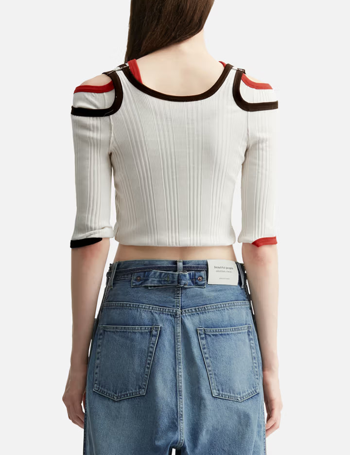 Double-End Suvin Compact Rib Hollow Top
