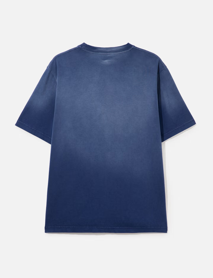 Double Fox Head Faded Regular Tee-Shirt