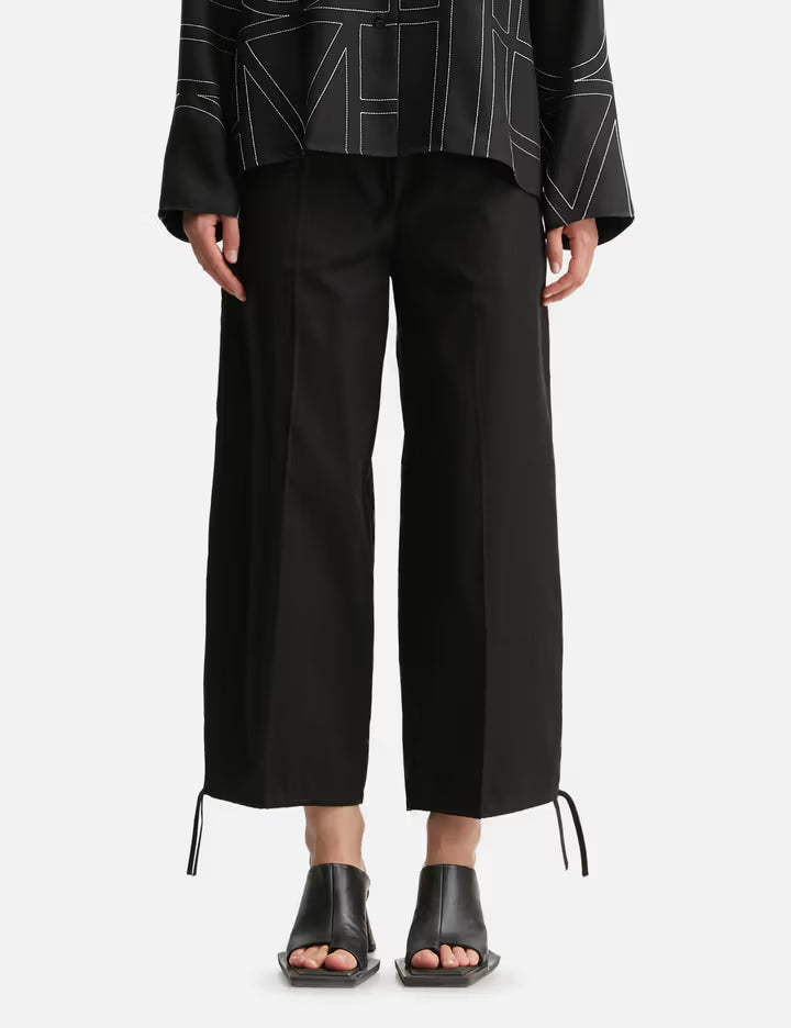 Cotton Drawstring Trousers
