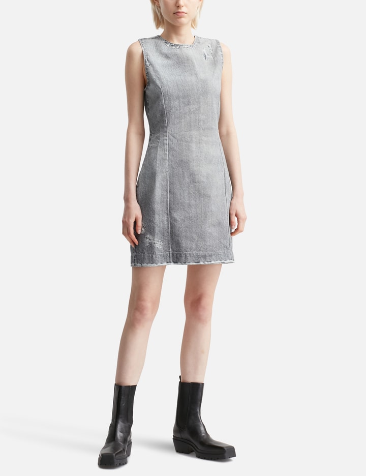 Allegra Printed Denim Dress