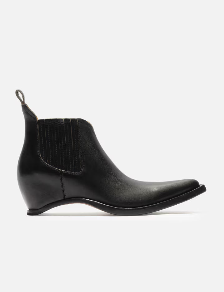 Heel-Less Western Chelsea Boots