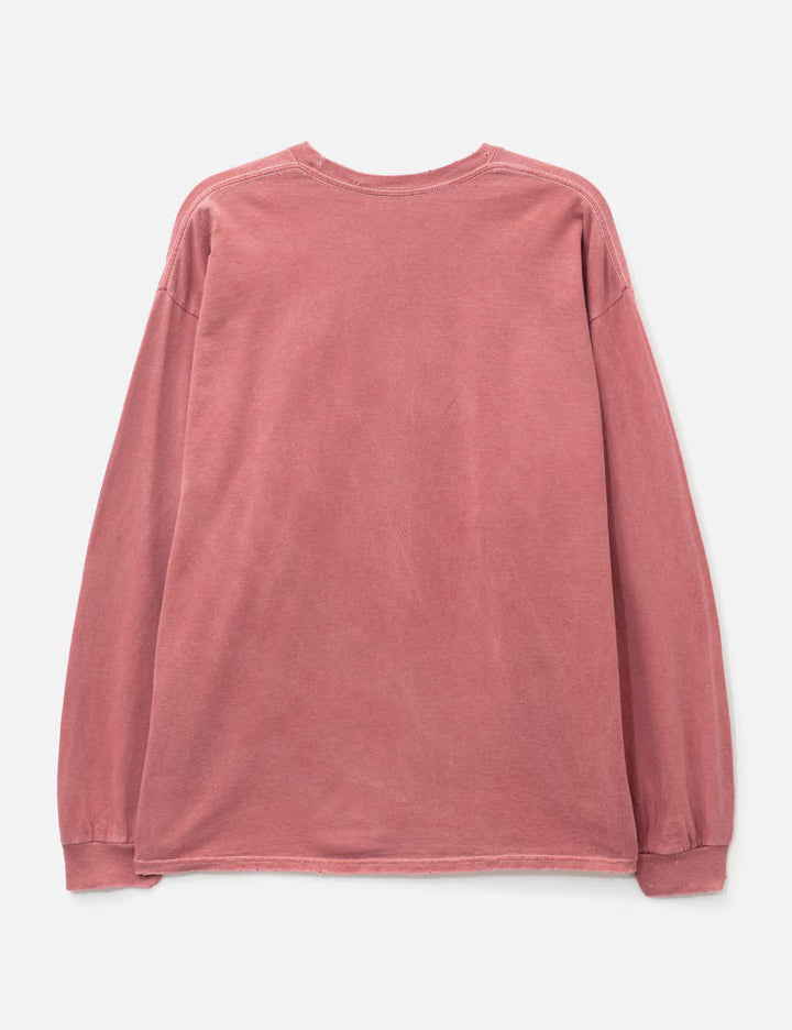 Embroidery Dyed LS T-Shirt