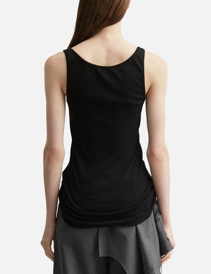 Key Printed Long Sleeveless
