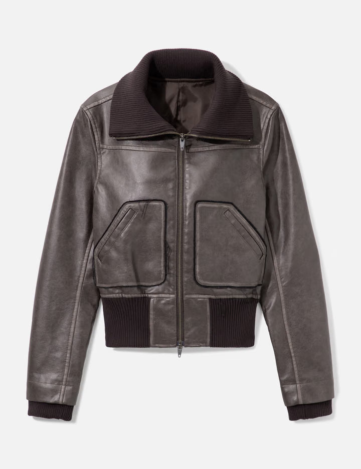 Faded Leather Blouson
