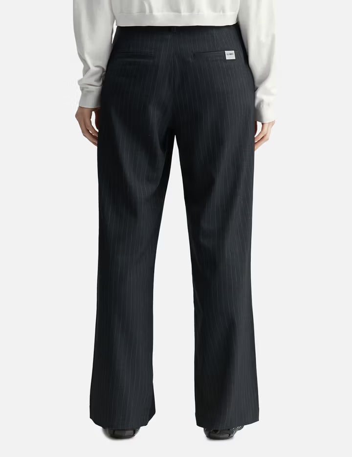 G Gentle Wide Leg Pinstripe Pants