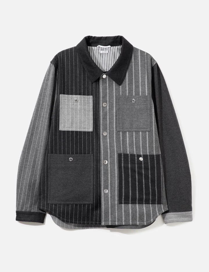 Flannel Funmix Banker Stripe Jacket
