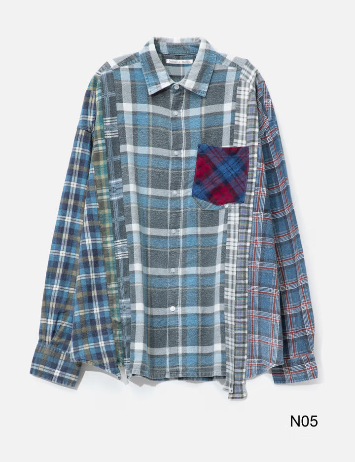 Flannel Shirt - 7 Cuts Wide Shirt