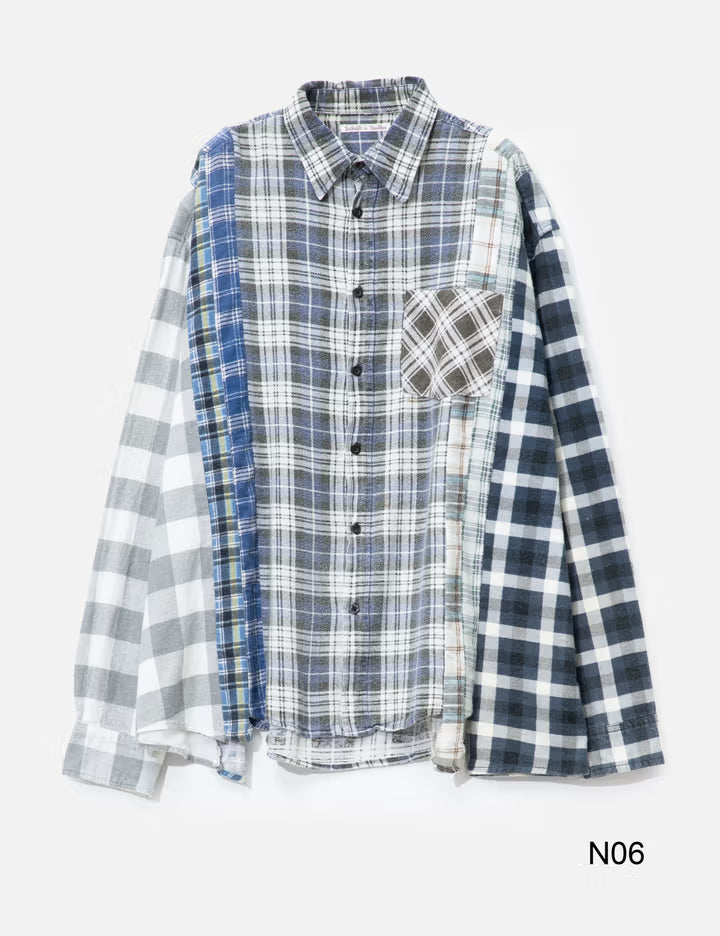 Flannel Shirt - 7 Cuts Wide Shirt
