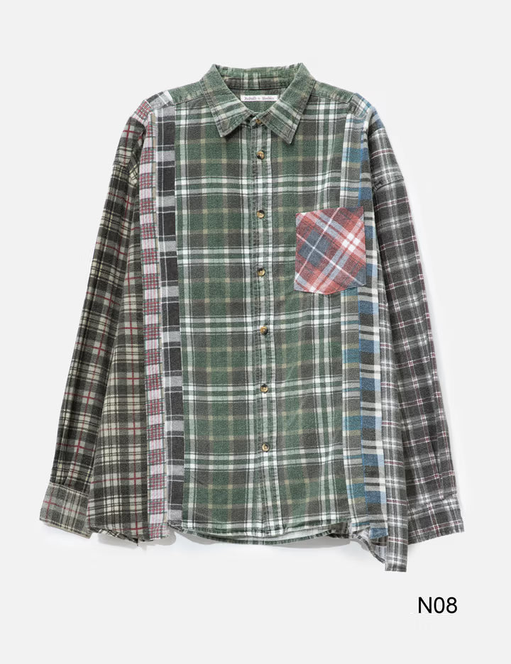 Flannel Shirt - 7 Cuts Wide Shirt
