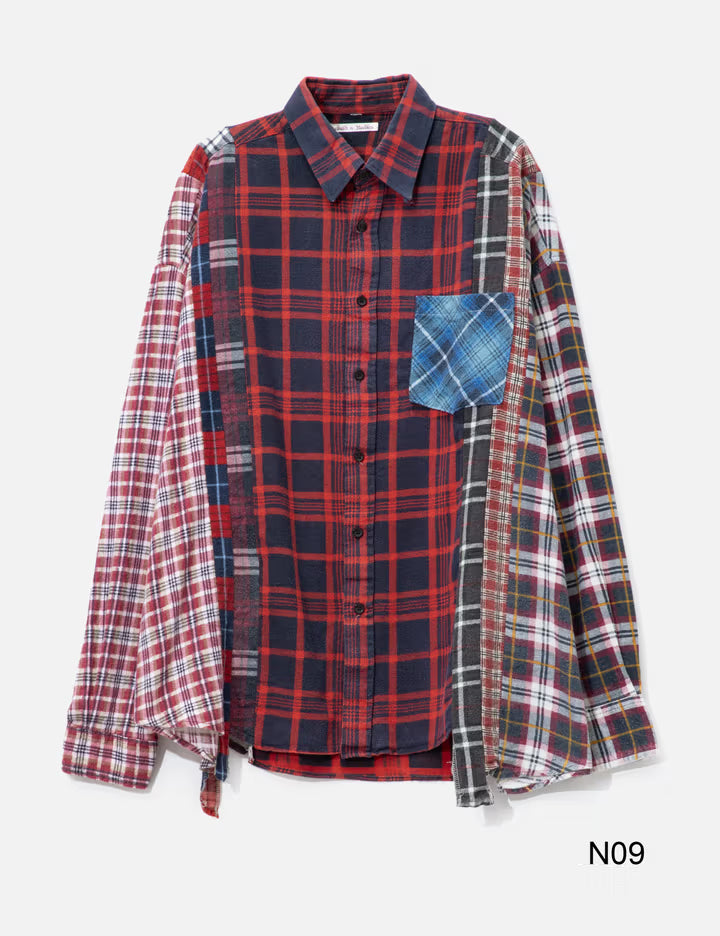 Flannel Shirt - 7 Cuts Wide Shirt