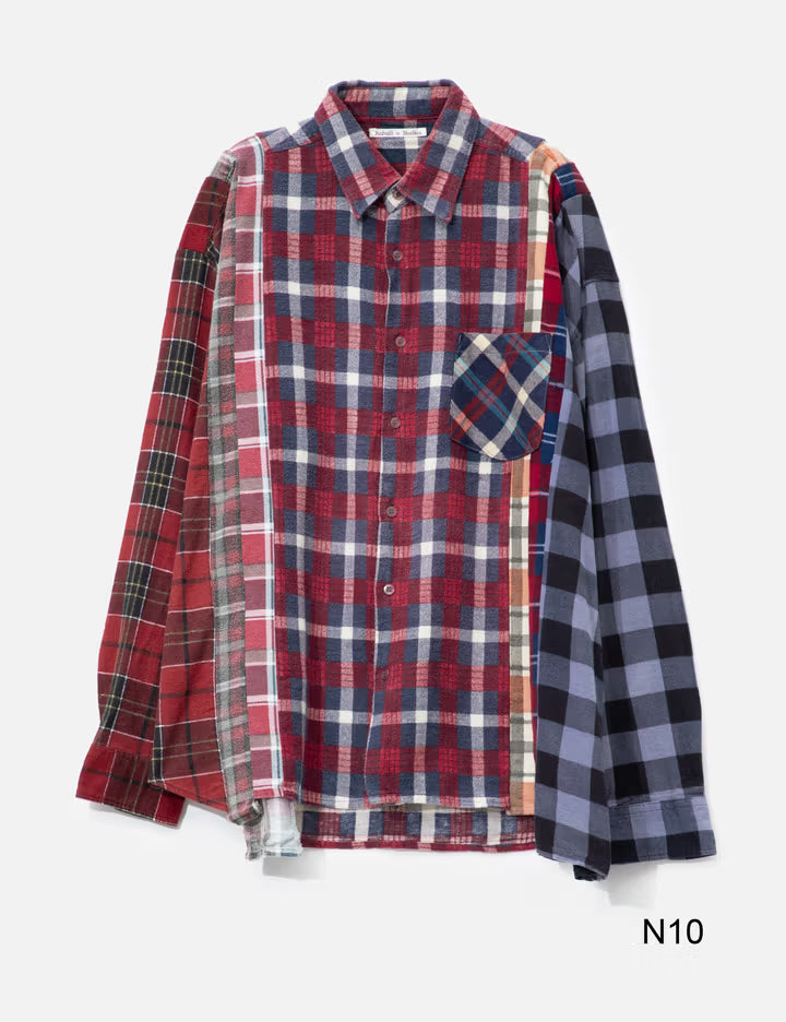 Flannel Shirt - 7 Cuts Wide Shirt
