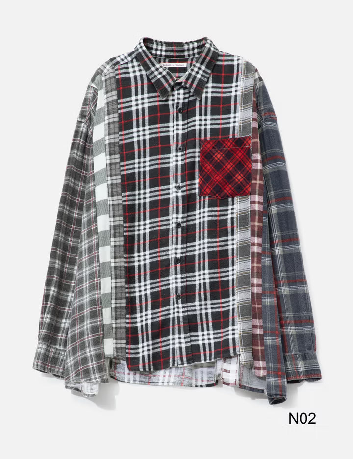 Flannel Shirt - 7 Cuts Wide Shirt