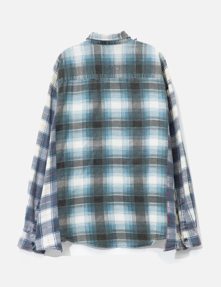 Flannel Shirt - Ribbon Wide Shirt