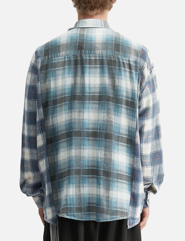 Flannel Shirt - Ribbon Wide Shirt