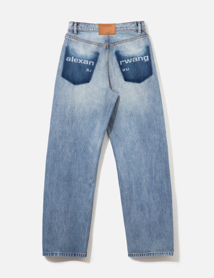 Float Mid-Rise Relaxed Jean With Logo Shadow Pocket