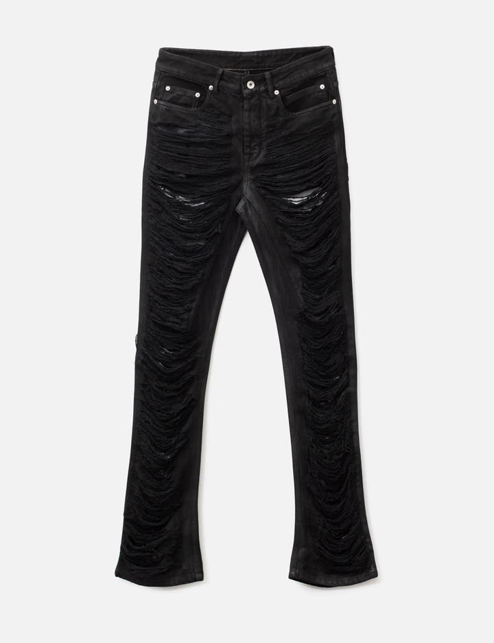 Fog Cut Shredded Denim Jeans