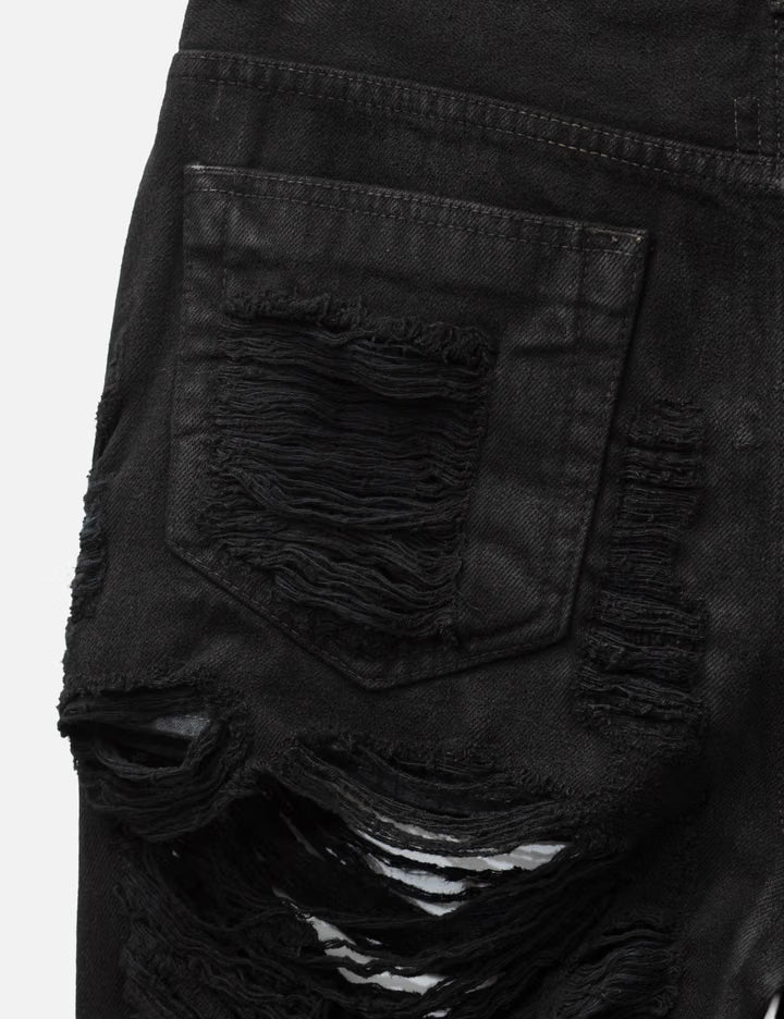 Fog Cut Shredded Denim Jeans