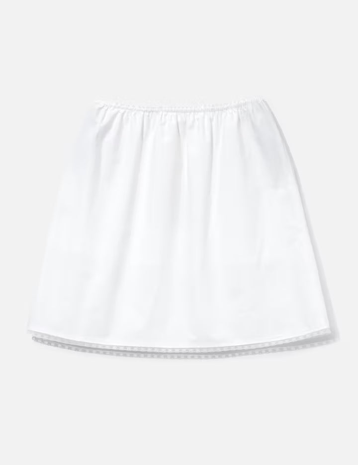 G Classic Lace-Up Midi Skirt