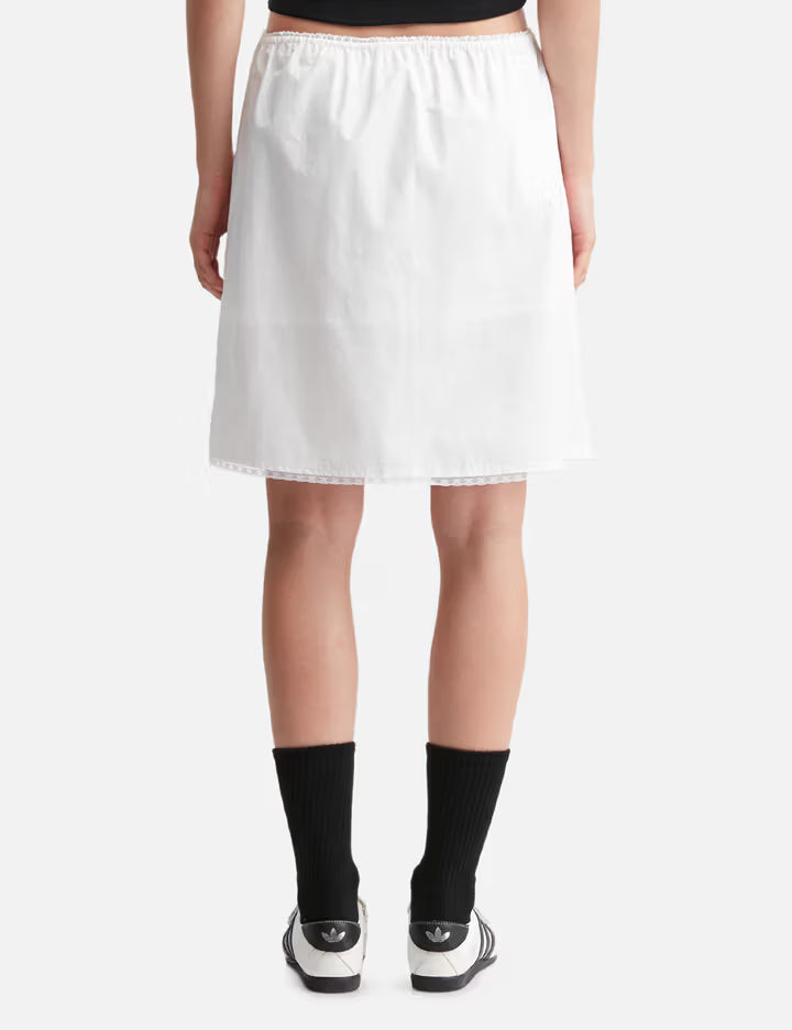 G Classic Lace-Up Midi Skirt